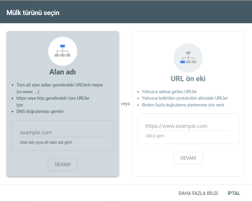 google search console kaydı nasıl yapılır